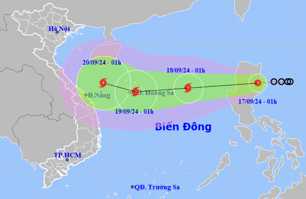 Áp thấp nhiệt đới mạnh lên thành bão, Biển Đông có gió mạnh cấp 6 - 1