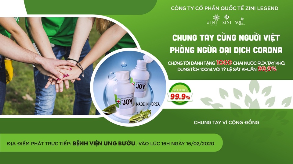 Công ty Cổ phần Quốc tế Zini Legend chung tay cùng cộng đồng phòng ngừa đại dịch corona - 2 Công ty Cổ phần Quốc tế Zini Legend chung tay cùng cộng đồng phòng ngừa đại dịch corona - 2