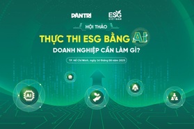 Dân trí tổ chức hội thảo "Thực thi ESG bằng AI, doanh nghiệp cần làm gì?"