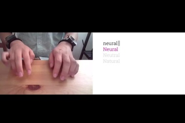 Sử dụng EMG để biến mặt bàn thành bàn phím ảo