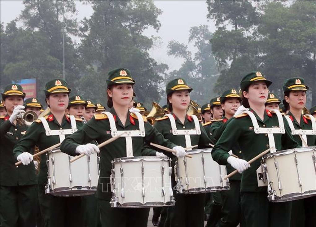 Hợp luyện các lực lượng vũ trang diễu binh, diễu hành kỷ niệm Chiến thắng Điện Biên Phủ - 3 Hợp luyện các lực lượng vũ trang diễu binh, diễu hành kỷ niệm Chiến thắng Điện Biên Phủ - 3