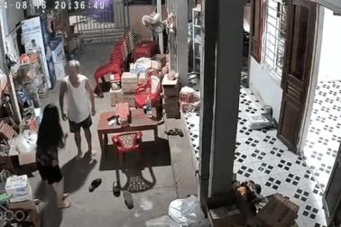 Lan truyền clip vợ bị chồng đánh dã man vì... ăn hết cá