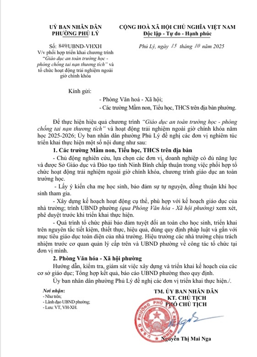 Eltern sind verwirrt über das Dokument zu den außerschulischen Aktivitäten des Ward People's Committee - 3 Phụ huynh khó hiểu về văn bản hoạt động ngoài giờ của UBND phường - 3