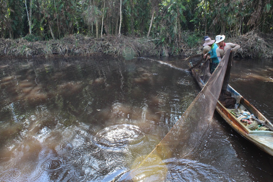 Xem người dân miền Tây bắt cả trăm ký cá đầy sáng tạo - 3 Xem người dân miền Tây bắt cả trăm ký cá đầy sáng tạo - 3