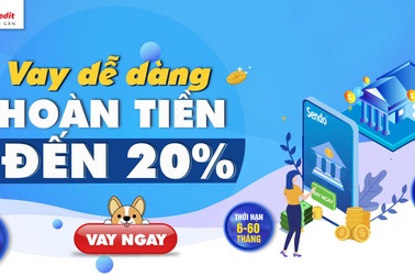 Easy Credit cho vay tiêu dùng trên Sendo