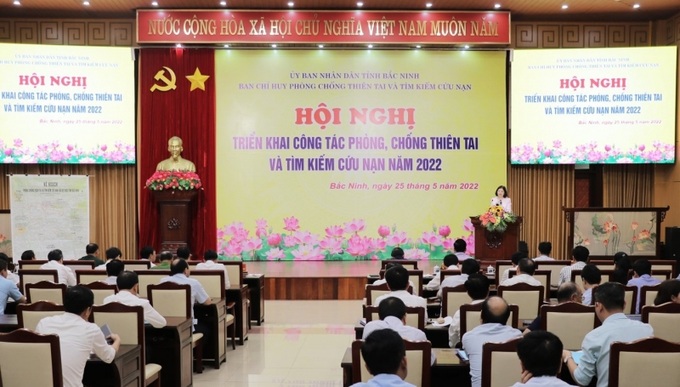 Hội nghị triển khai công tác phòng chống thiên tai và tìm kiếm cứu nạn năm 2022.