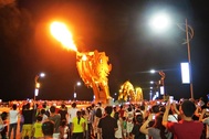 Cầu Rồng không phun lửa trong đêm lễ hội pháo hoa
