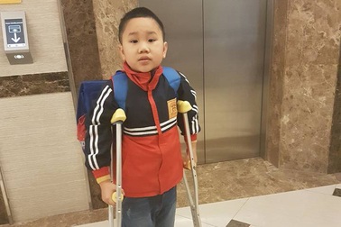 Học sinh gãy chân ở Trường Nam Trung Yên ngày đầu trở lại lớp