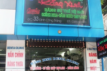 Vụ phát hiện 5 cơ sở nha khoa vi phạm: Kiên quyết xóa bỏ các cơ sở hành nghề không phép