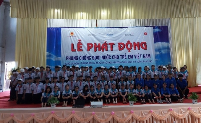 Lễ phát động phòng chống đuối nước cho trẻ em tỉnh Đắk Lắk.