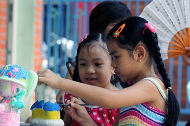 Cung Thiếu nhi rộn ràng ngày Tết trẻ thơ