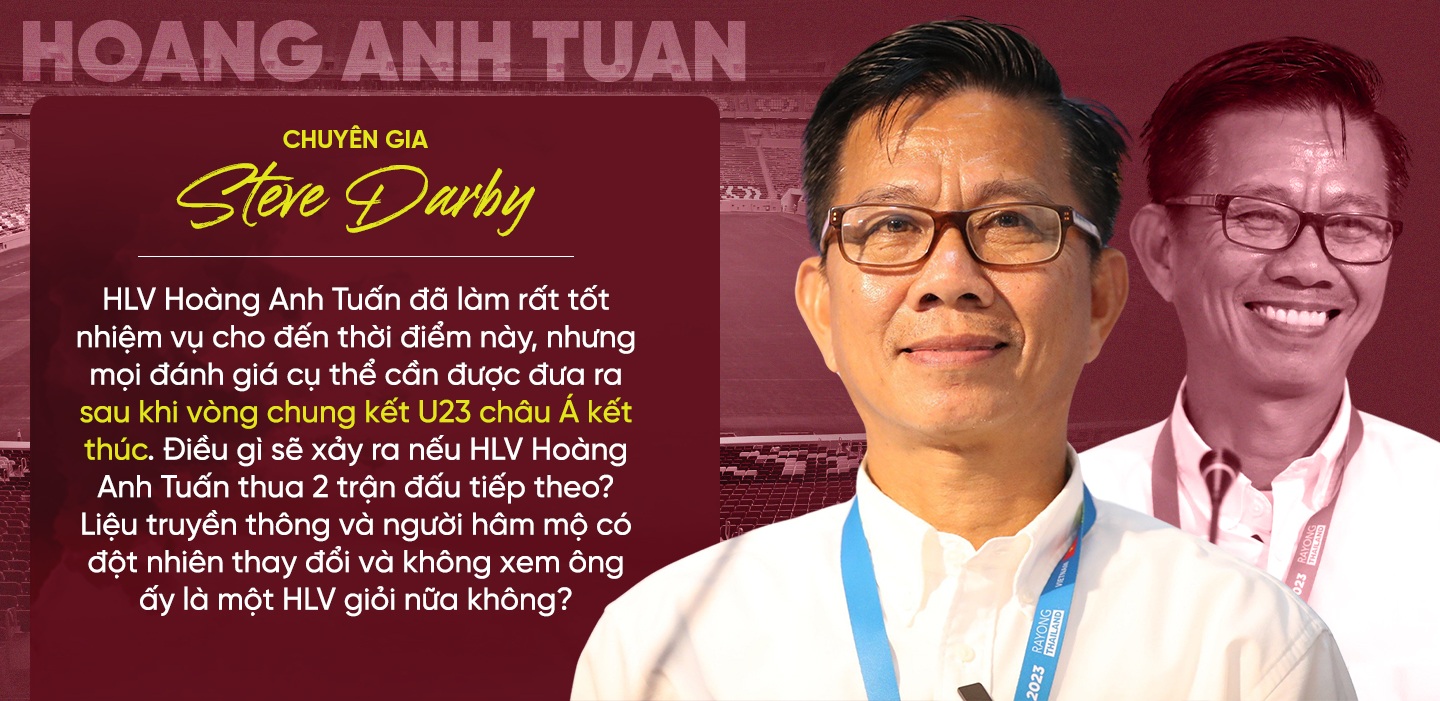 Steve Darby: Quá sớm để đánh giá HLV Hoàng Anh Tuấn thành công hay thất bại - 13 Steve Darby: Quá sớm để đánh giá HLV Hoàng Anh Tuấn thành công hay thất bại - 13