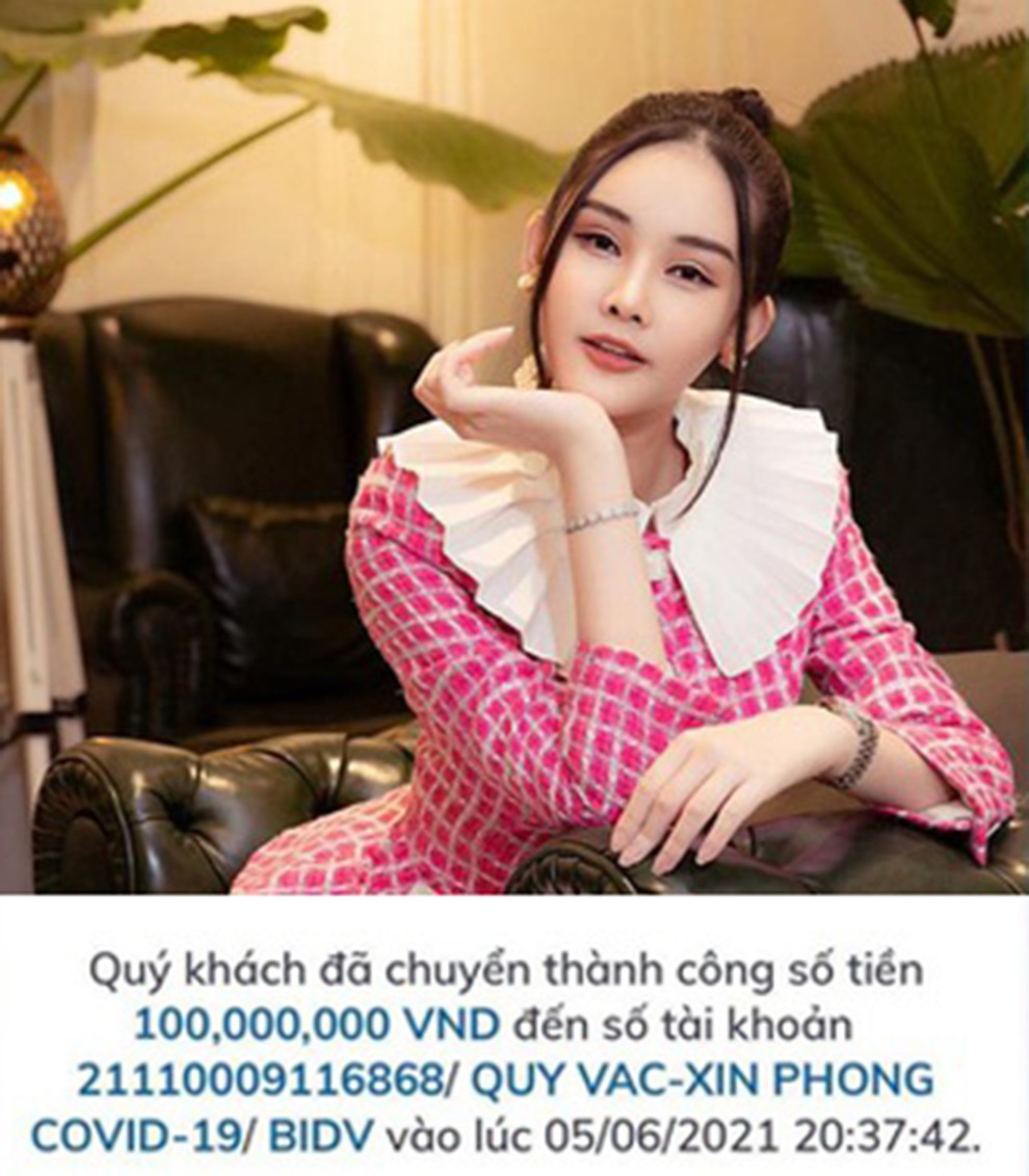 Các sao Việt ủng hộ hàng trăm triệu đồng cho Quỹ vắc xin Covid-19 - 9 Các sao Việt ủng hộ hàng trăm triệu đồng cho Quỹ vắc xin Covid-19 - 9