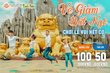 Mừng đại lễ, Suối Tiên ưu đãi lớn và ra mắt công trình mới