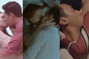 Những màn "khoá môi" gây xôn xao nhất màn ảnh của sao Việt năm 2017