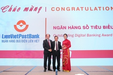 LienVietPostBank được vinh danh giải thưởng "Ngân hàng số tiêu biểu 2019"