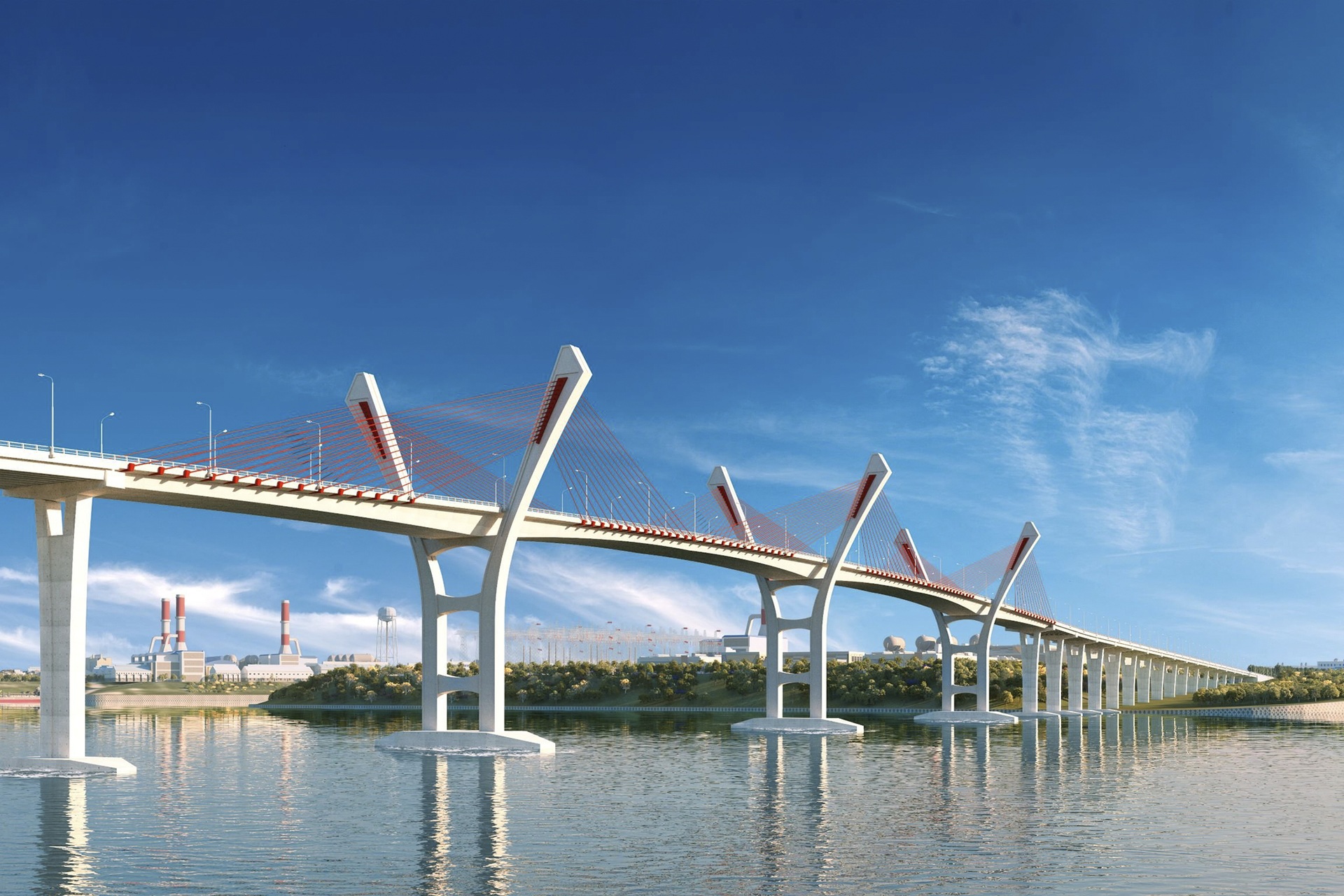 Ngắm thiết kế cầu Bến Rừng gần 2.000 tỷ đồng nối Hải Phòng và Quảng Ninh - 3 Ngắm thiết kế cầu Bến Rừng gần 2.000 tỷ đồng nối Hải Phòng và Quảng Ninh - 3