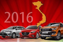 Top 10 mẫu xe bán chạy nhất Việt Nam năm 2016