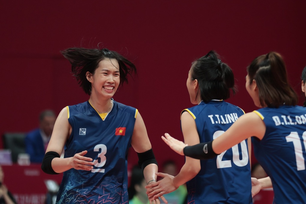 Bóng chuyền nữ Việt Nam gây sốc ở Asiad 19, lần thứ hai đánh bại Hàn Quốc - 4