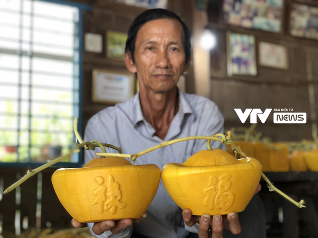 Tạo hình dưa hấu thành thỏi vàng, nông dân thu bạc triệu vụ Tết - 2 Tạo hình dưa hấu thành thỏi vàng, nông dân thu bạc triệu vụ Tết - 2