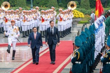 Thủ tướng Phạm Minh Chính chủ trì lễ đón Thủ tướng Hà Lan thăm Việt Nam