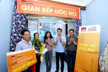 Gian bếp ước mơ trở thành hiện thực