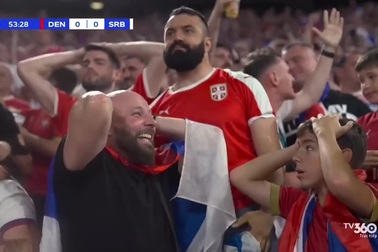Highlight Đan Mạch bất phân thắng bại với Serbia