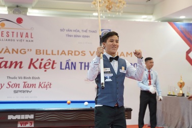 Kết thúc festival cây cơ vàng billiards năm 2023