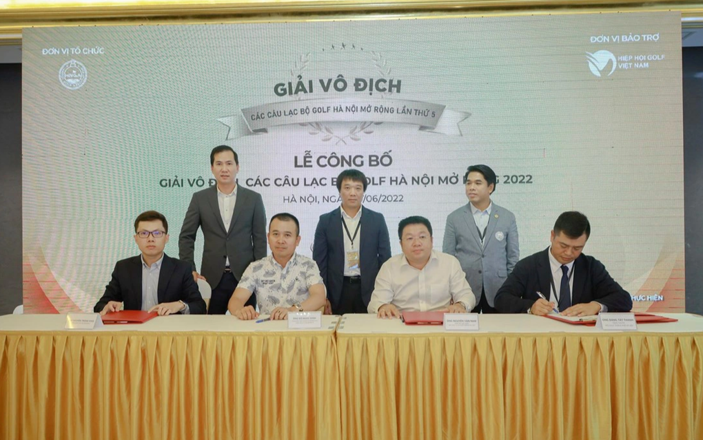 1500 vận động viên tham gia giải CLB golf Hà Nội 2022 - 1