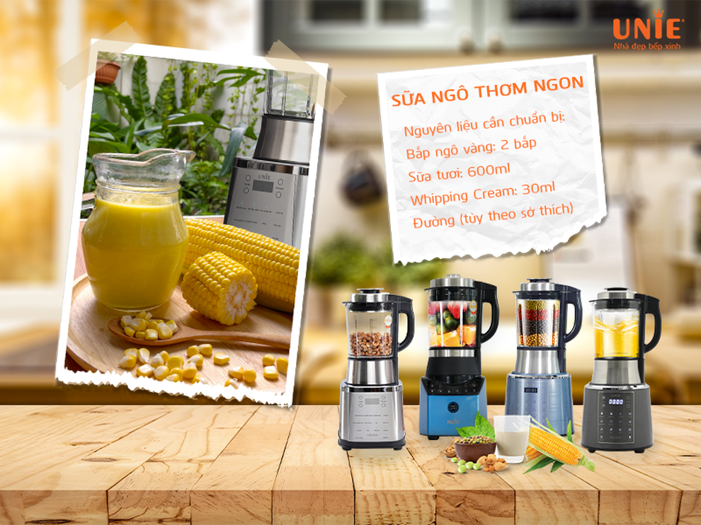 Từ sữa hạt đến xay bột, nấu cháo, nhiều món ngon cho bé chỉ với máy làm sữa hạt Unie - 3 Từ sữa hạt đến xay bột, nấu cháo, nhiều món ngon cho bé chỉ với máy làm sữa hạt Unie - 3