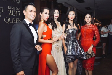 Hoa hậu Hoàn vũ thế giới 2005 sang Việt Nam dự tiệc cùng dàn sao