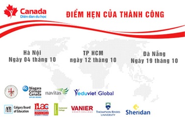 Diễn đàn Du học Canada 2014: Chương trình cộng đồng lớn nhất trong năm