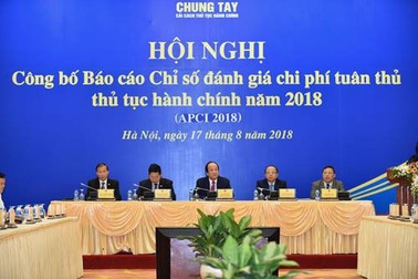 Lần đầu công bố chỉ số chi phí phải trả cho thủ tục hành chính