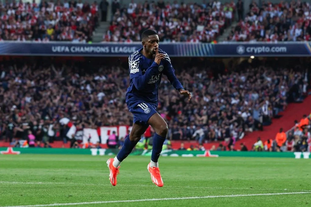 Dembele lập công, PSG đánh bại Arsenal tại Emirates - 1 Dembele lập công, PSG đánh bại Arsenal tại Emirates - 1