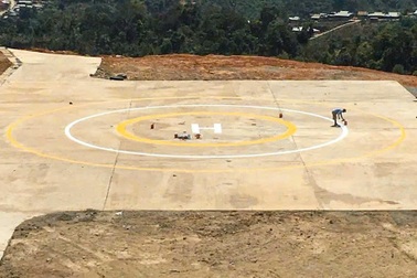 Đà Nẵng xây bãi đáp trực thăng tại các xã miền núi