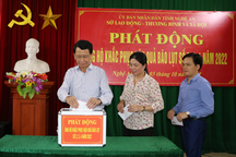 Ngành Lao động - Thương binh và Xã hội hướng về đồng bào bị lũ lụt