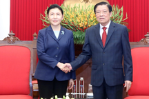 Trưởng Ban Nội chính Trung ương tiếp Bộ trưởng Tư pháp Trung Quốc