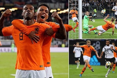 Đức 2-4 Hà Lan: Cú ngược dòng ngoạn mục
