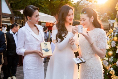 Hoa hậu, Á hậu thích thú với hương vị 3 nền văn minh cà phê