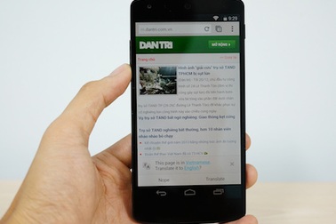 Hình ảnh LG Nexus 5 chính hãng tại Việt Nam giá gần 12 triệu đồng