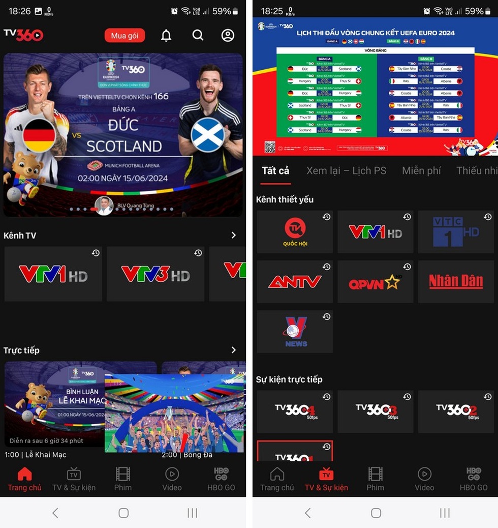 Cách xem trực tiếp các trận đấu Euro 2024 trên smartphone và máy tính - 3 Cách xem trực tiếp các trận đấu Euro 2024 trên smartphone và máy tính - 3