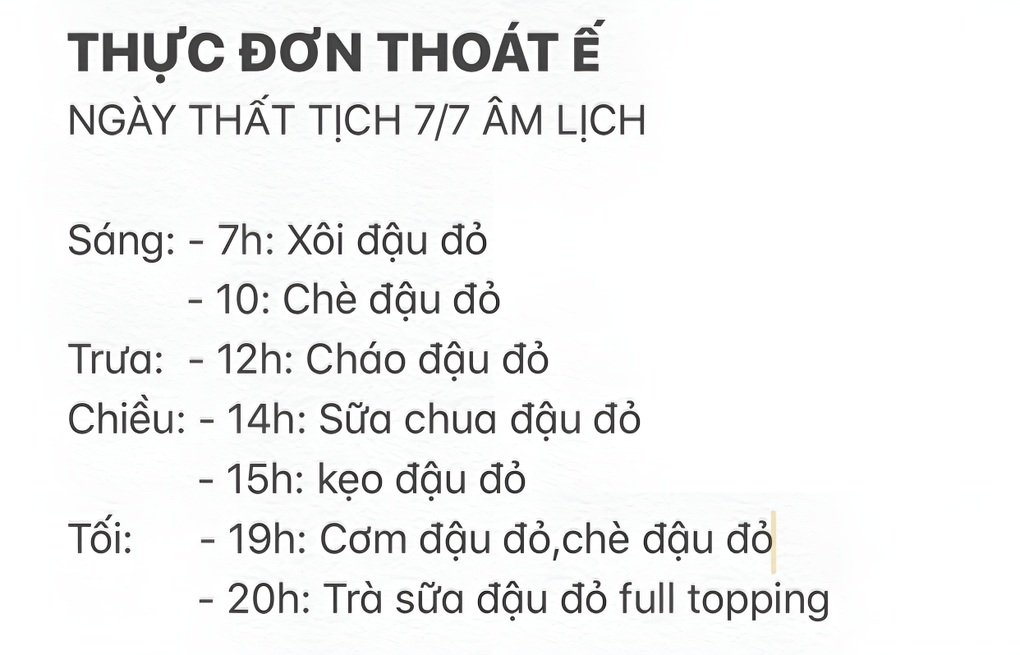 Bất chấp kết quả, giới trẻ hào hứng đu trend ăn đậu đỏ vào lễ Thất Tịch - 3 Bất chấp kết quả, giới trẻ hào hứng đu trend ăn đậu đỏ vào lễ Thất Tịch - 3