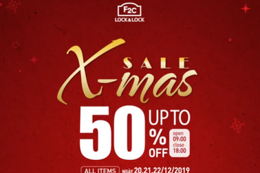 'Xmas Sale' 20,21,22/12 - Đại tiệc sale hot nhất năm của LOCK&LOCK Vietnam nhân dịp Giáng sinh
