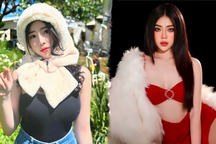 Bạn gái cầu thủ Nguyễn Quốc Việt "gây sốt" với phong cách gợi cảm