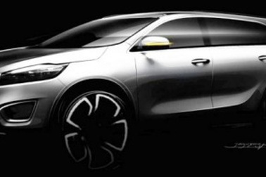 Kia phác họa Sorento thế hệ mới