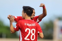 Hoàng Đức lập siêu phẩm, CLB Viettel thắng đậm CLB Quảng Nam