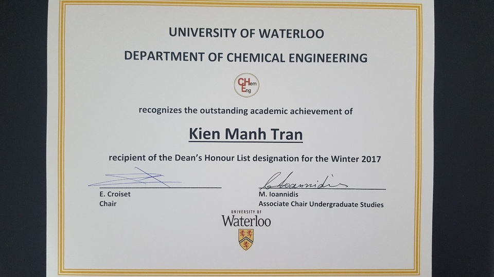 Chàng trai Việt đỗ 4 đại học danh giá Canada, tốt nghiệp thạc sĩ sớm 1 năm - 6 Chàng trai Việt đỗ 4 đại học danh giá Canada, tốt nghiệp thạc sĩ sớm 1 năm - 6