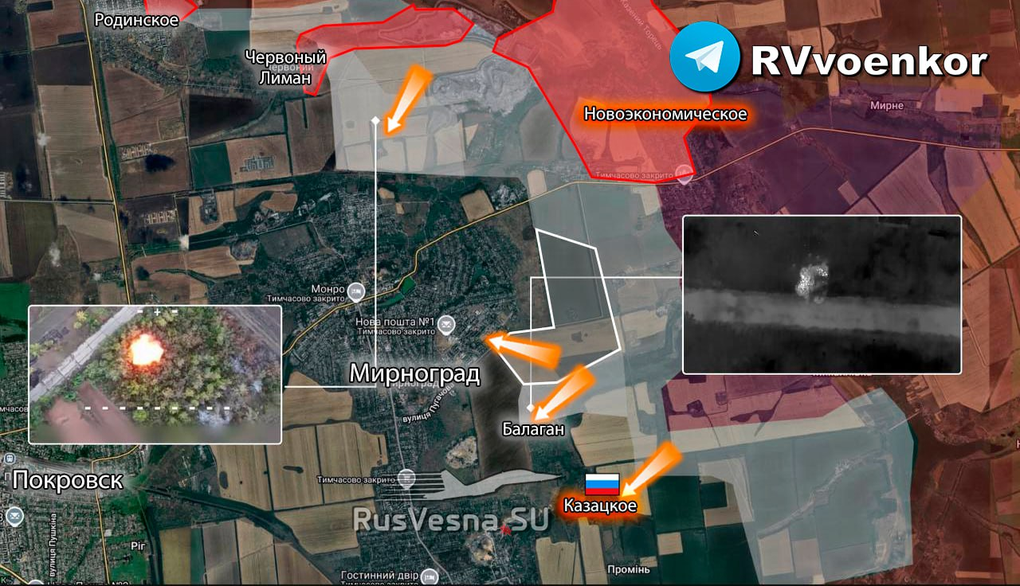 Chiến sự Ukraine 14/10: Hai gọng kìm của Nga kẹp chặt Pokrovsk - 3 Chiến sự Ukraine 14/10: Hai gọng kìm của Nga kẹp chặt Pokrovsk - 3