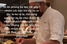 Nhóm bạn trẻ gây tranh cãi khi ăn tại quán phong cách Nhật