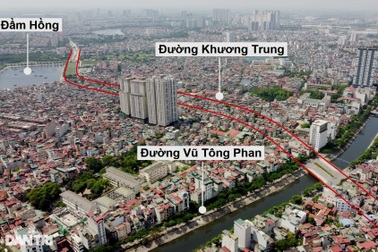 Hà Nội thu hồi 60.000m2 đất quận Thanh Xuân làm đường vành đai 2,5